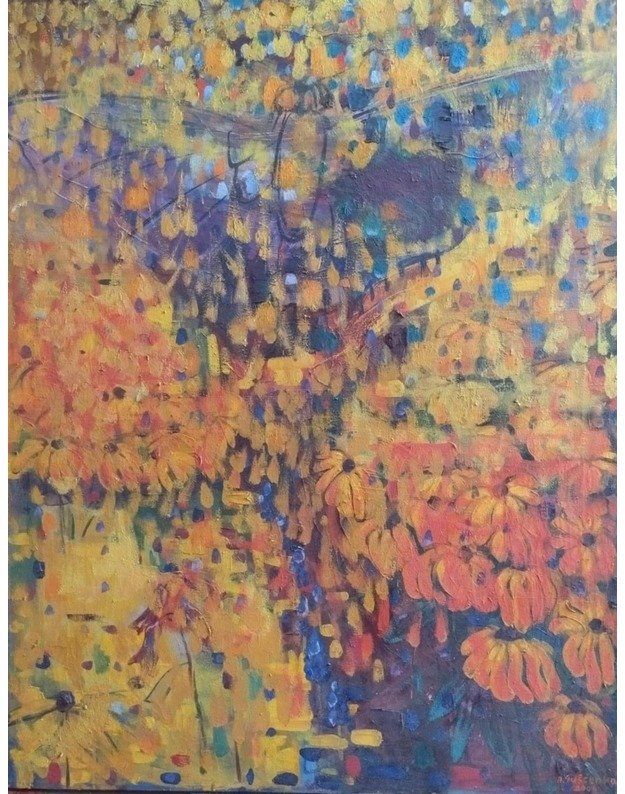 Aleksandras Gusčenka. Paveikslas "Nuostabi vasara"