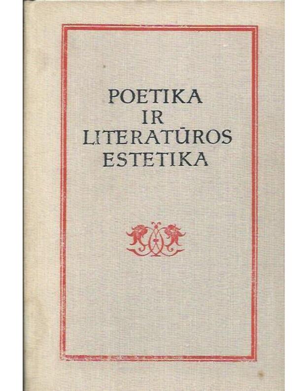 Poetika ir literatūros estetika. Nuo Aristotelio iki Hegelio - Rinktinė, sudarė Vanda Zaborskaitė