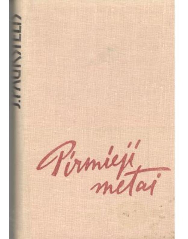 Pirmieji metai. Romanas / 1965 - Paukštelis Juozas 