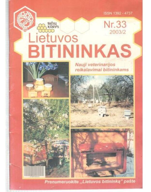 Lietuvos bitininkas Nr. 33 / 2003-2 - Periodinis žurnalas
