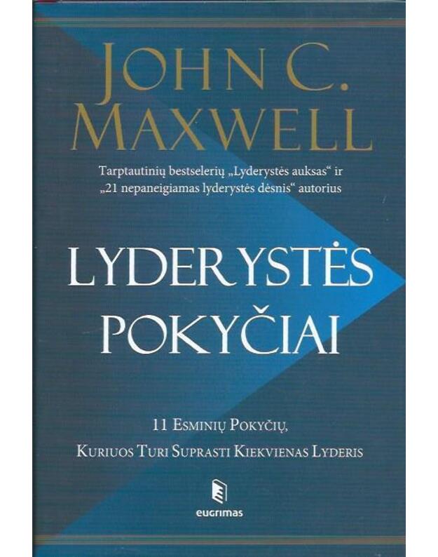 LYDERYSTĖS POKYČIAI: 11 esminių pokyčių, kuriuos turi suprasti kiekvienas lyderis - John C. Maxwell