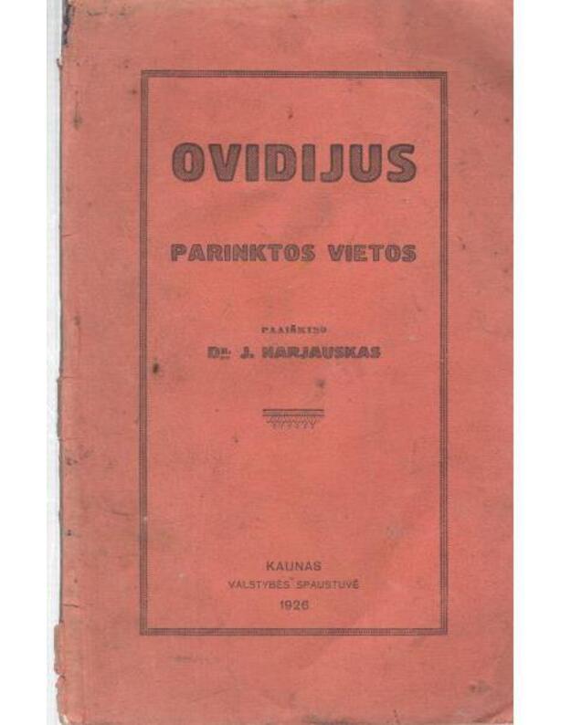 Parinktos vietos - Ovidijus