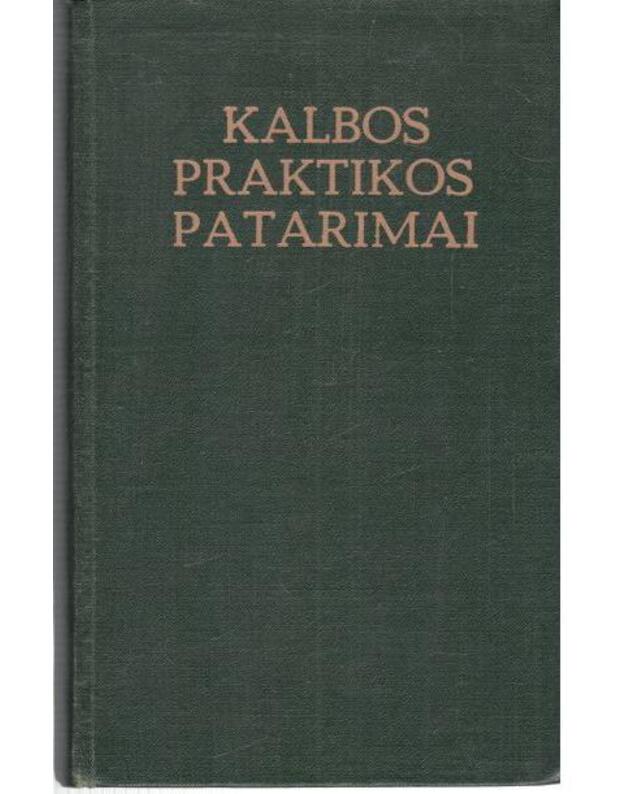 Kalbos praktikos patarimai / 1976 - sudarė Aldonas Pupkis