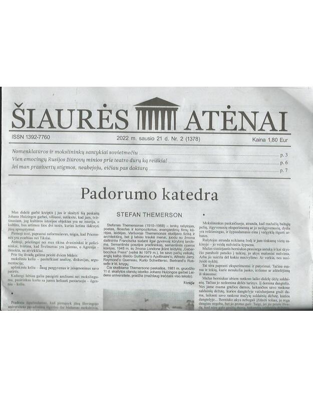 Šiaurės atėnai 2 / 2022 - 