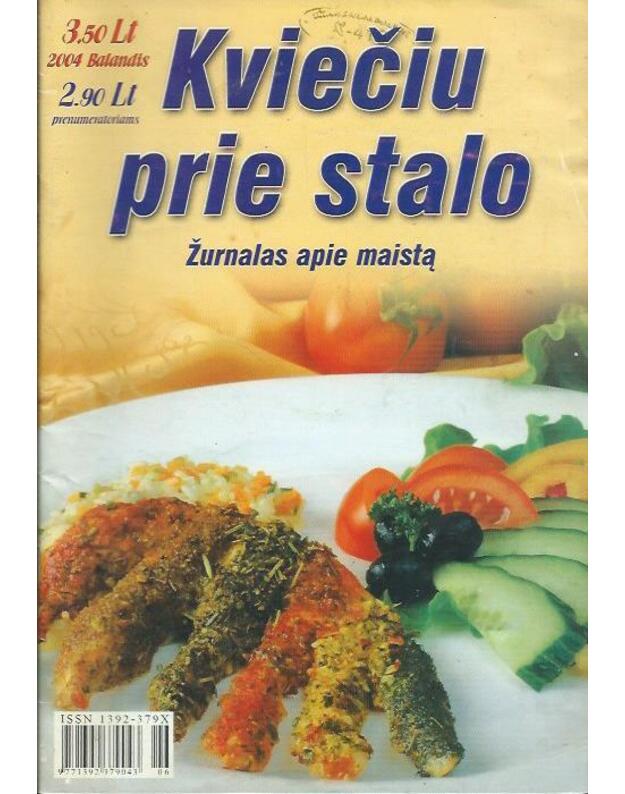 Kviečiu prie stalo 2004 - Žurnalas apie maistą