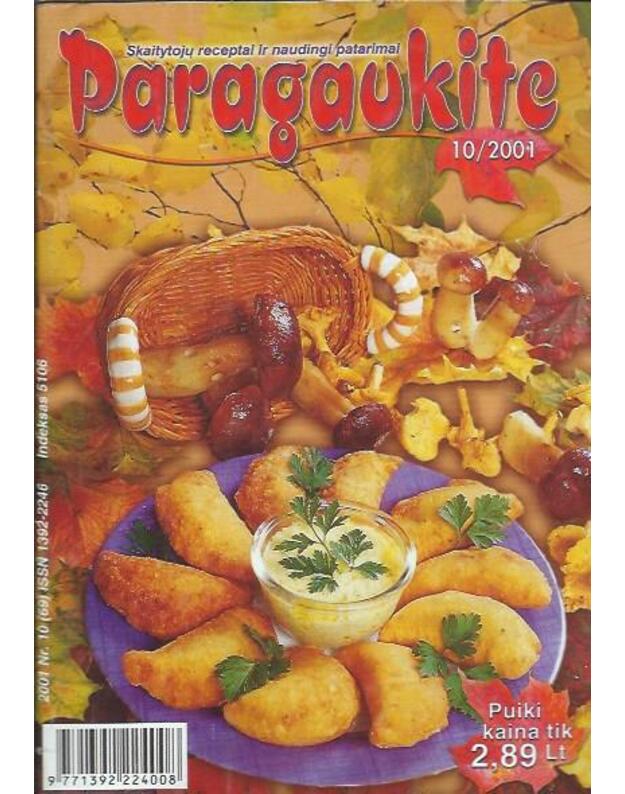 Paragaukite 2001/10. Žurnalas - Skaitytojų receptai ir naudingi patarimai