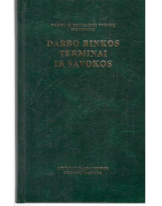 Darbo rinkos terminai ir sąvokos - Lietuvos darbo rinkos tarnyba