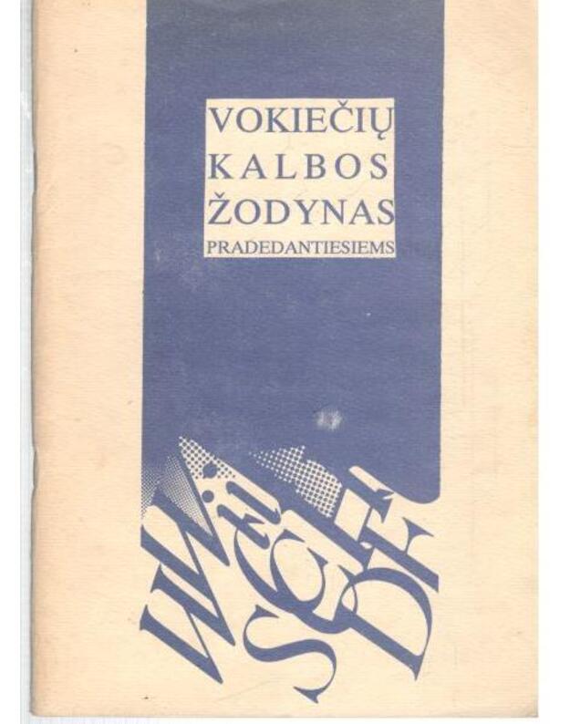 Vokiečių kalbos žodynas pradedantiesiems - 