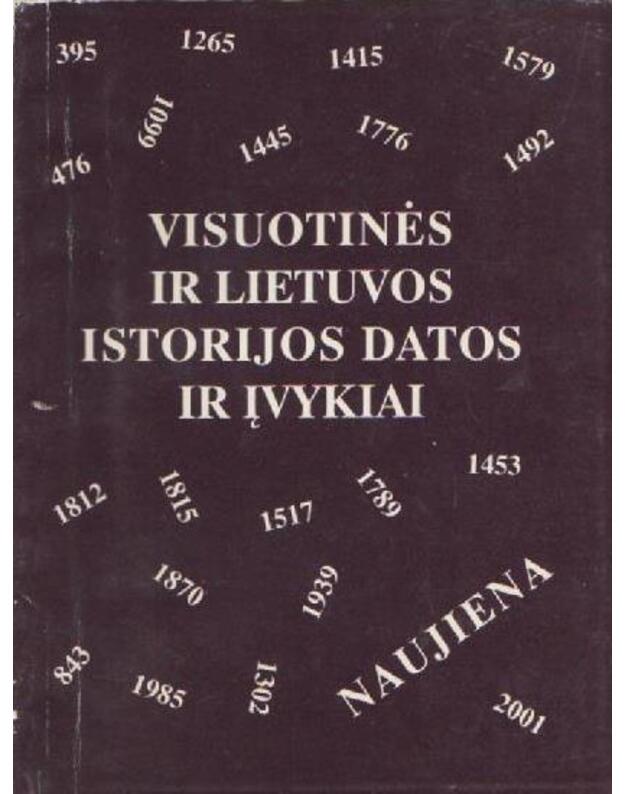 Visuotinės ir Lietuvos istorijos datos ir įvykiai - Stukienė Beatričė