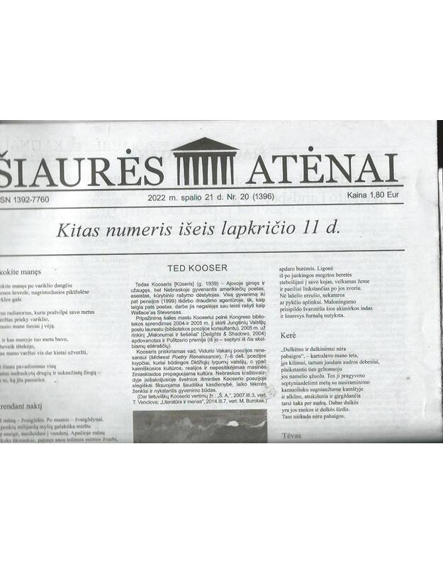 Šiaurės atėnai 20 / 2022 - 