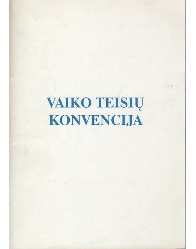 Vaiko teisių konvencija - 