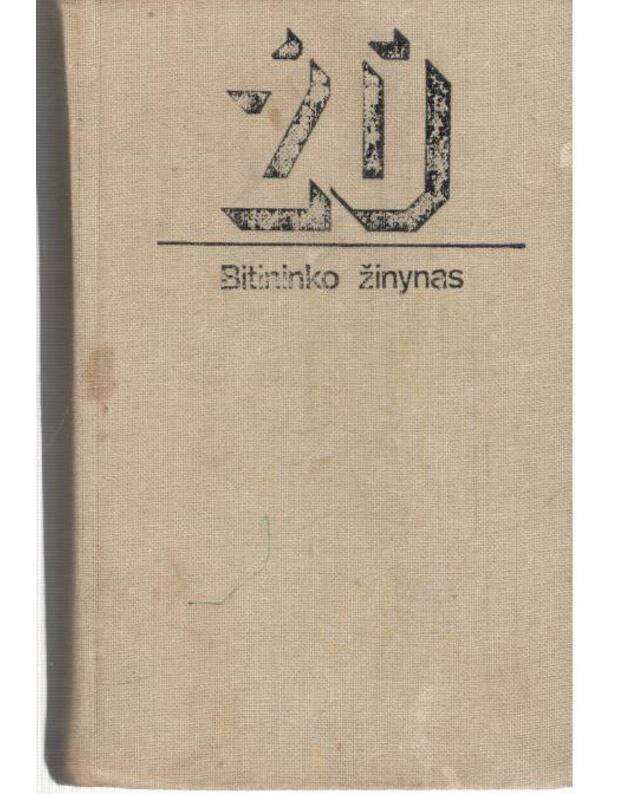 Bitininko žinynas / 1987 - Balžekas J., sudarytojas