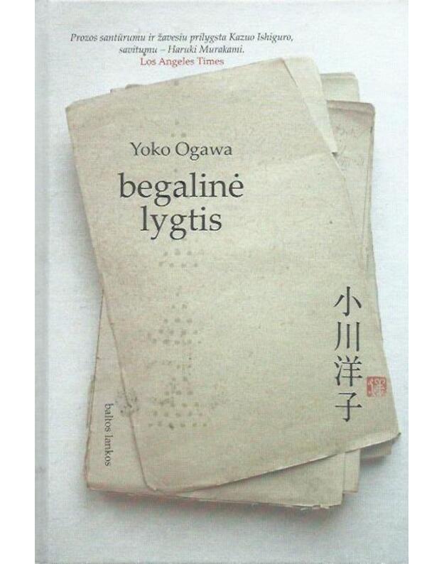 Begalinė lygtis - Ogawa Yoko