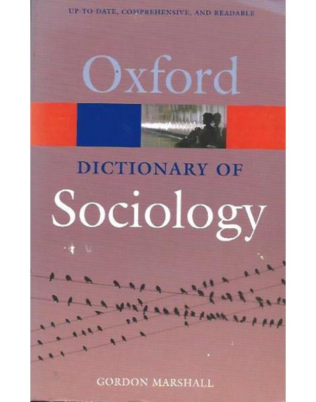 A Dictionary of Sociology - Gordon Marshall