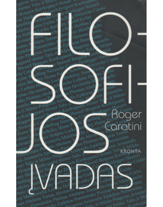 Filosofijos įvadas - Caratini Roger