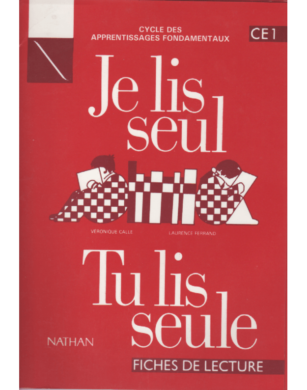 Je lis seul, tu lis seule - Calle Veronique, Ferrand Laurence