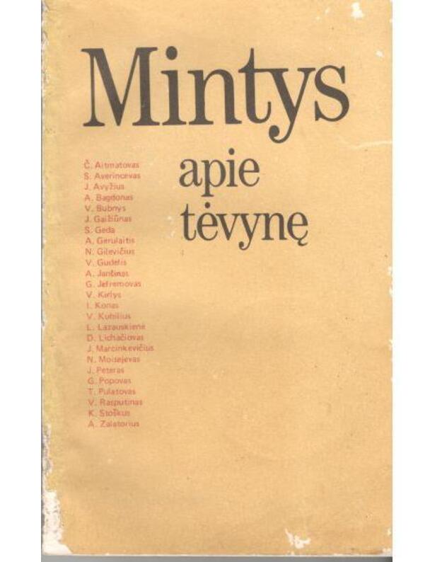 Mintys apie Tėvynę. Straipsnių rinkinys - sudarė ir iš rusų kalbos vertė Romas Petraitis
