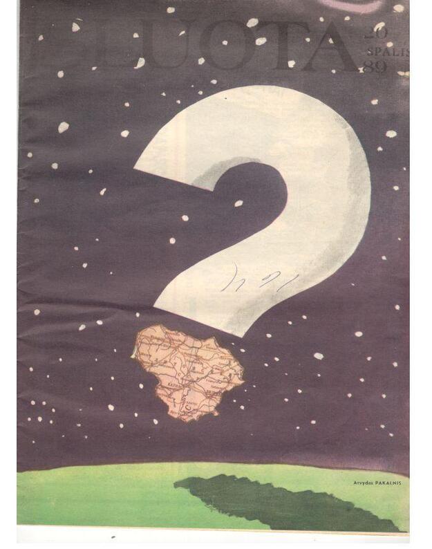 Šluota 1989 spalis 20 - Dvisavaitinis satyros ir humoro žurnalas, vyr. redaktorius Adolfas Strakšys