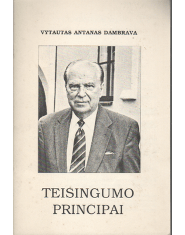 Teisingumo principai - Dambrava Vytautas