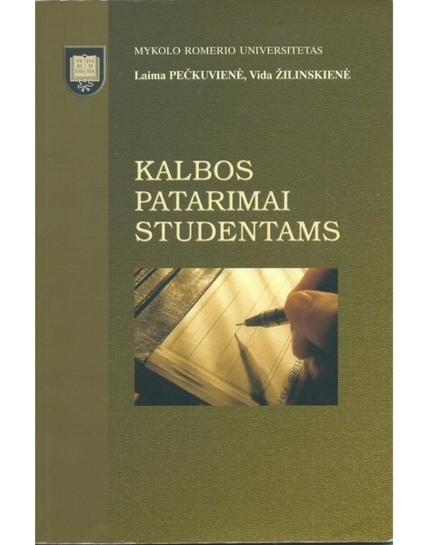 Kalbos patarimai studentams - Laima Pečkuvienė, Vida Žilinskienė