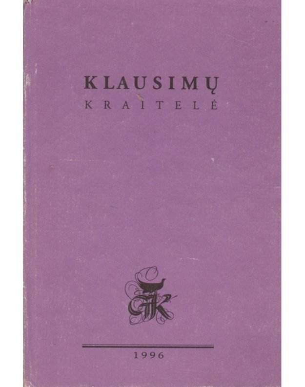 Klausimų kraitelė / Žodyno dalykai - Lietuvių kalbos draugija
