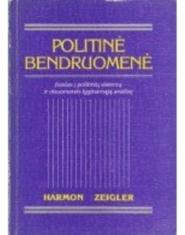 Politinė bendruomenė - Zeigler Harmon 
