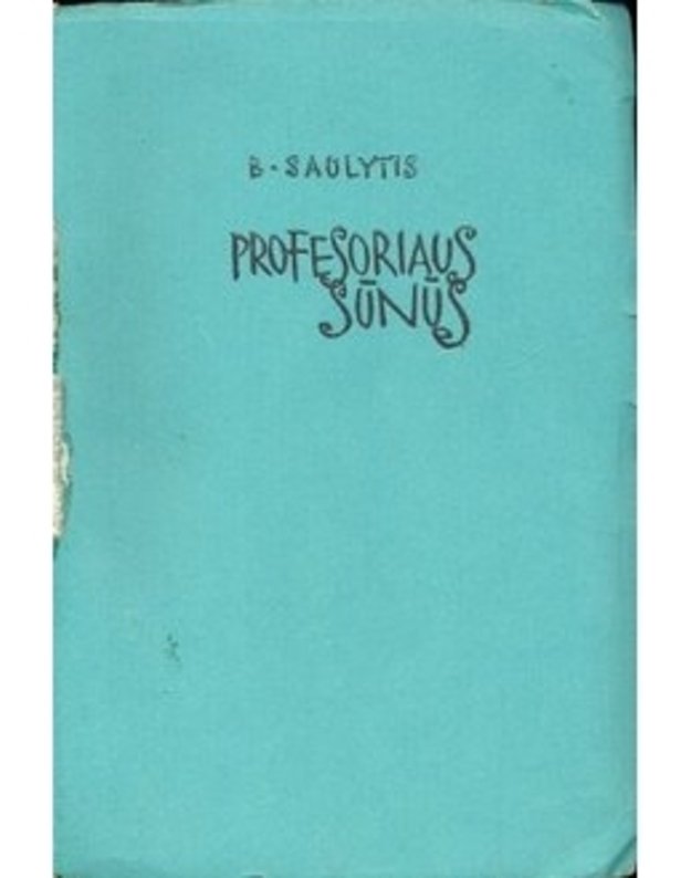Profesoriaus sūnus - Saulytis B. / iš latvių kalbos vertė A. Jonaitytė