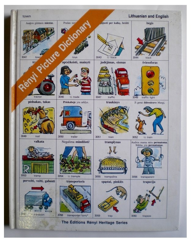 Renyi Picture dictionary / Lithuanian and English - The editions Renyi Heritage series