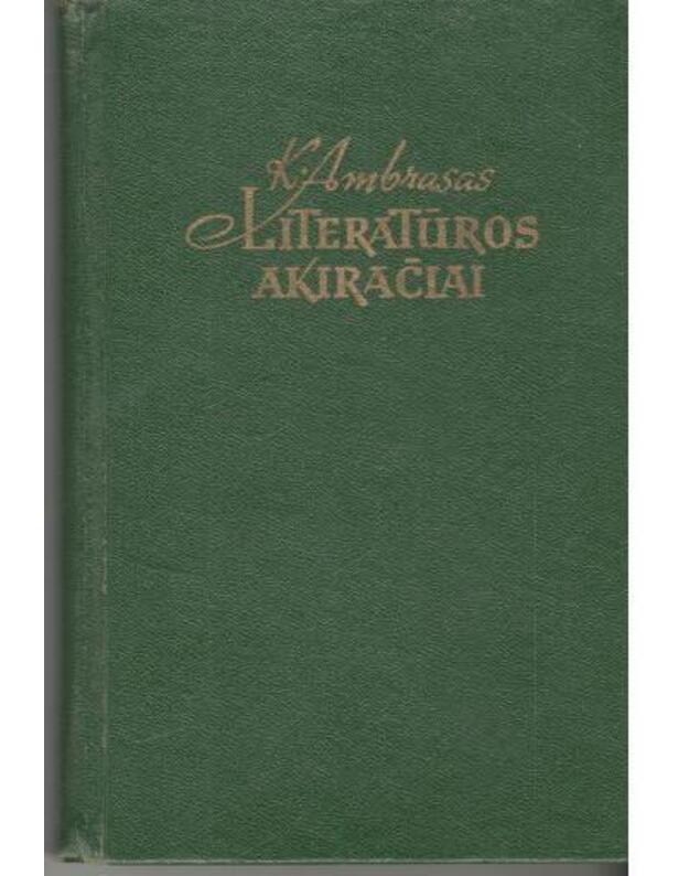Literatūros akiračiai / 1961 - Ambrasas Kazys