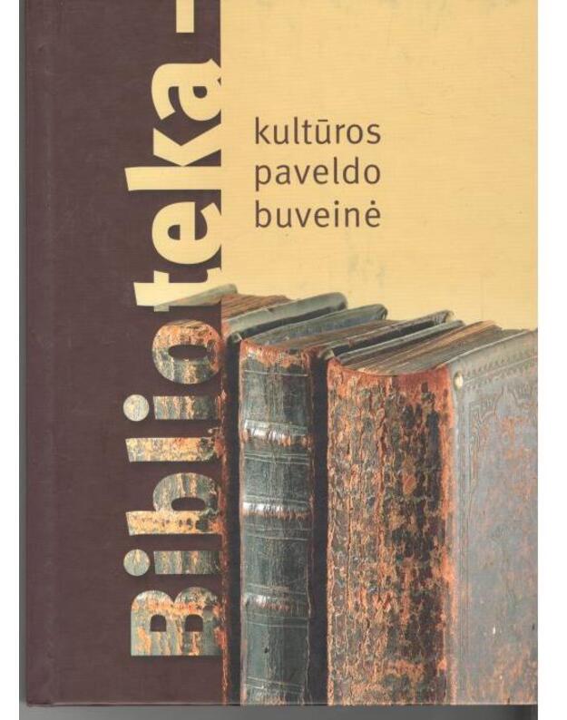 Biblioteka - kultūros paveldo buveinė - Iš Knygos muziejaus rinkinių
