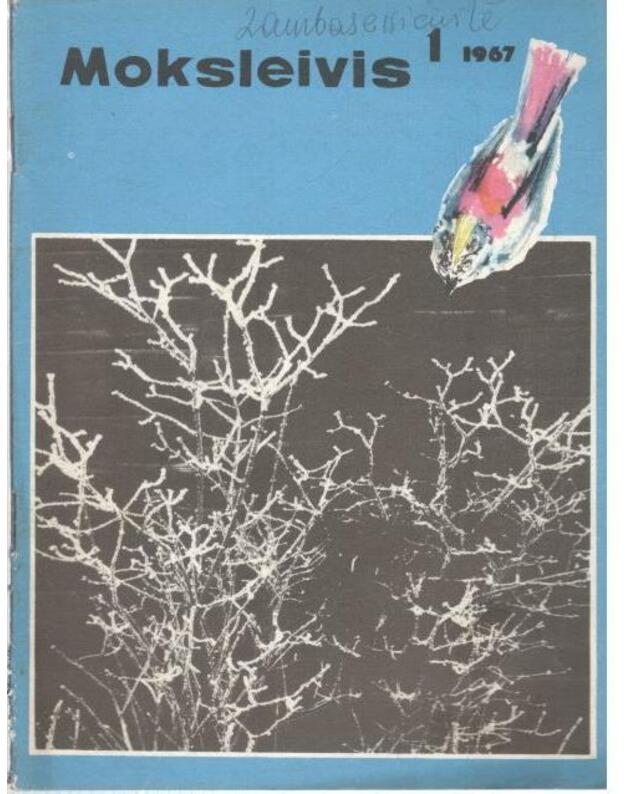 Moksleivis 1967-1 - Redakcinė kolegija