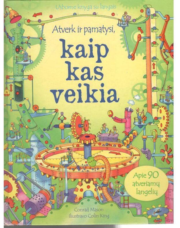Kaip kas veikia. Atverk ir pamatysi - Usborne knyga su langais