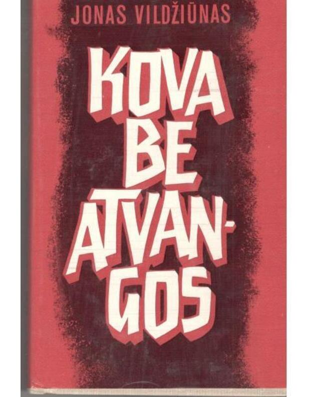 Kova be atvangos. Atsiminimai 1927-1944 metai - Vildžiūnas Jonas