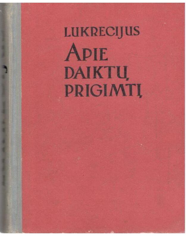 Apie daiktų prigimtį - Lukrecijus