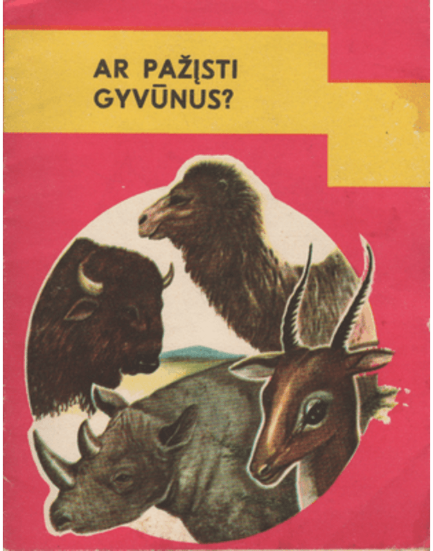 Ar pažįsti gyvūnus? - Matonis Albertas