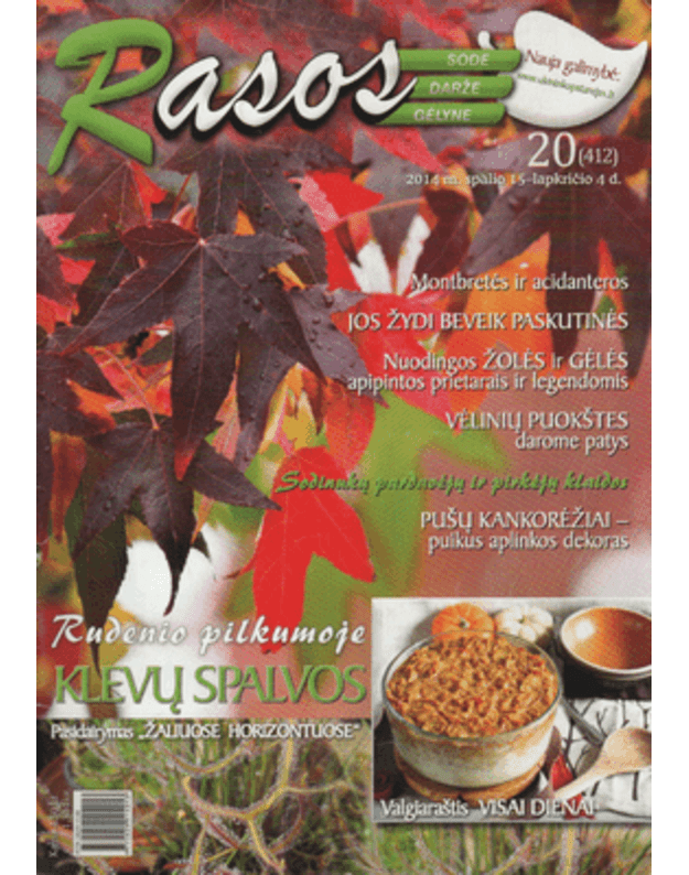 Rasos sode. darže, gėlyne Nr. 20 2014 - Nr. 20