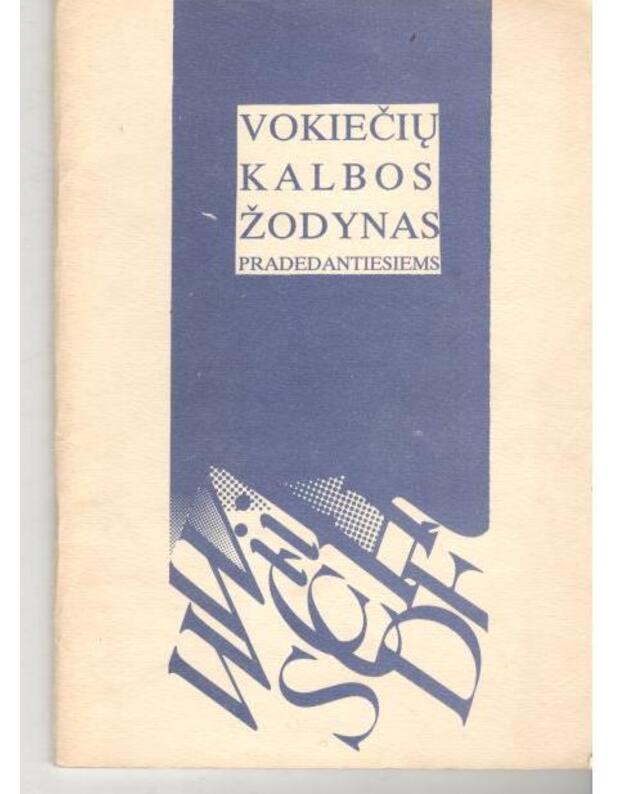 Vokiečių kalbos žodynas pradedantiesiems - 