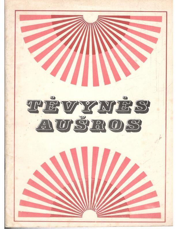 Tėvynės aušros - Žigaitis Povilaitis Bražinskas Telksnys Budrevičius Jurgutis Balsys Bašinskas