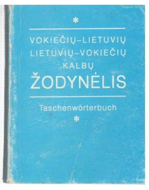 Vokiečių-lietuvių ir Lietuvių-vokiečių kalbų žodynėlis - Balaišis V., sudarytojas
