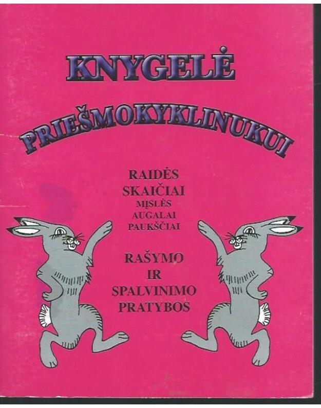 Knygelė priešmokyklinukui. Rašymo ir spalvinimo pratybos - parengė Vilma Leigienė